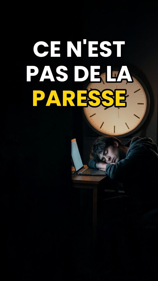 Couverture : Ce n'est pas de la paresse